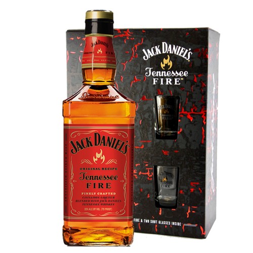 Jack Daniels - Tennessee Fire Gift Set - Sterling Cellars