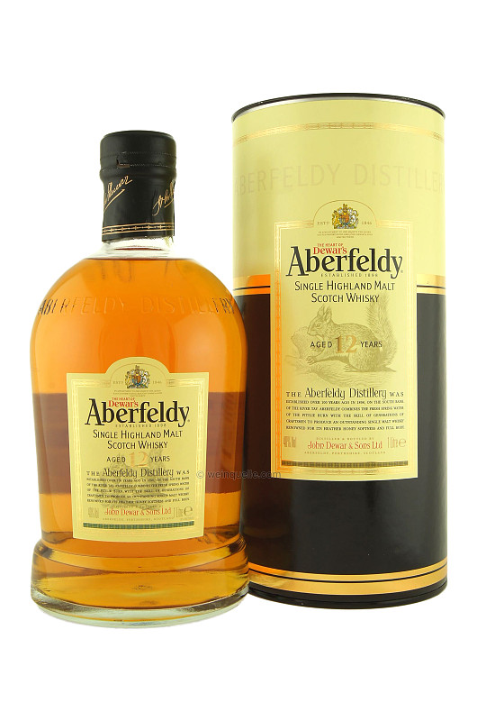 Aberfeldy 12 Year Speyside Sterling Cellars