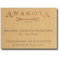 Anakota - Cabernet Sauvignon Knights Valley Helena Dakota Vineyard 2019 (750ml) (750ml)