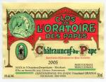 Clos de lOratoire des Papes - Chteauneuf-du-Pape 2012 (750ml)