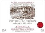 Chateau Le Breton - Grande Reserve Bordeaux 2019